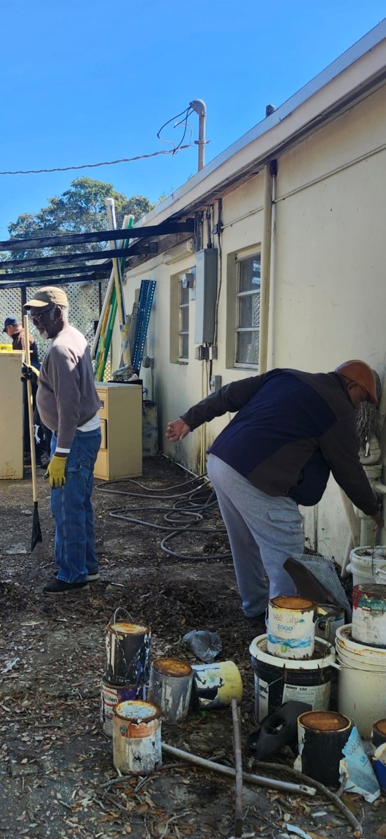 Photograph for story: Men's Work Day