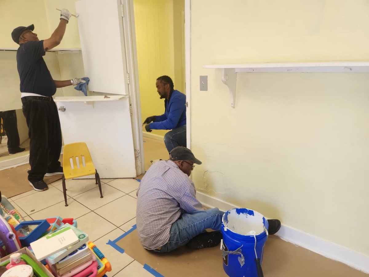 Photograph for story: Men's Work Day